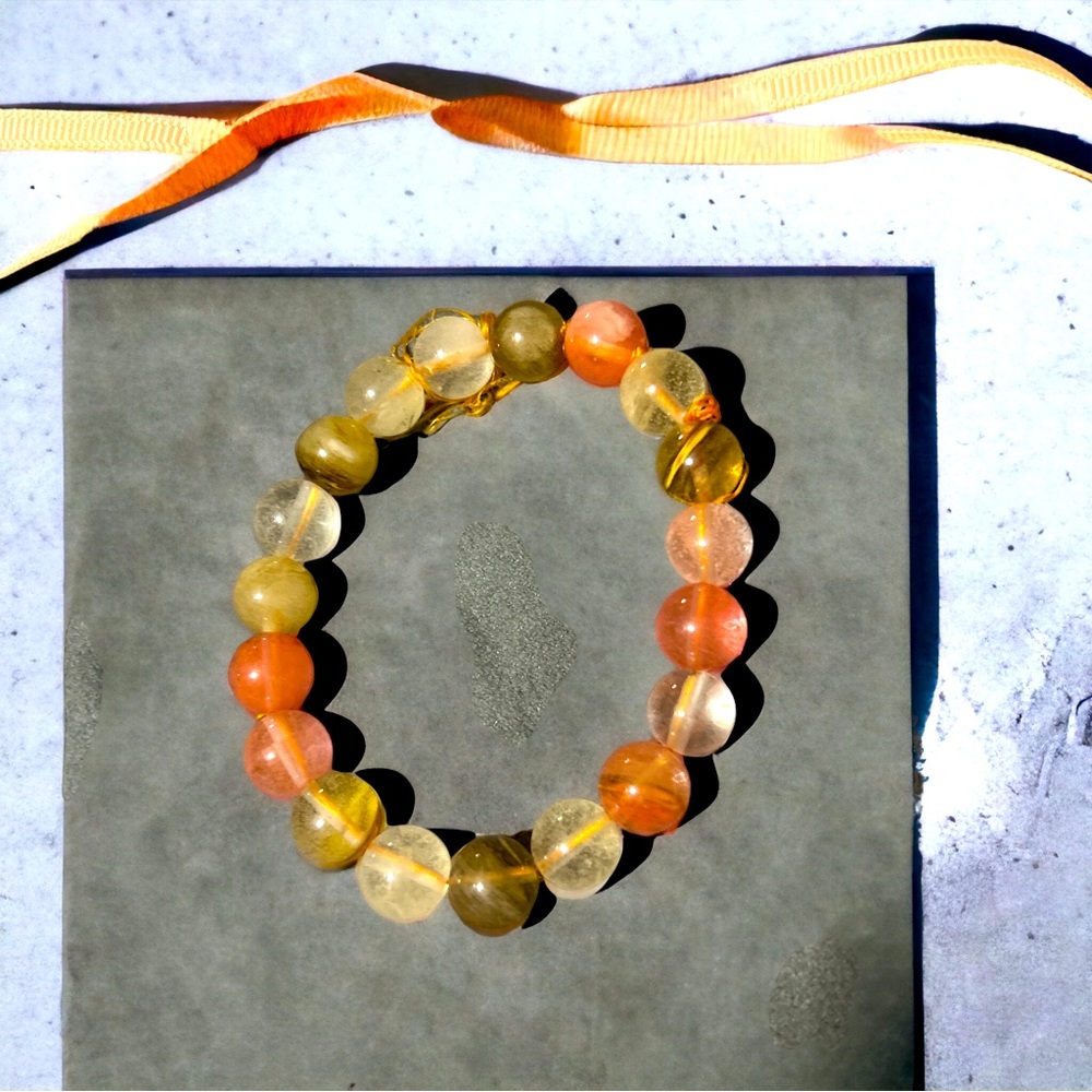 💚GORGEOUS CRYSTAL AGATE HANDMADE BRACELET💚